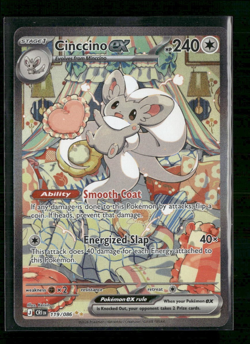 ME04: Chaos Rising Cinccino ex #119/086