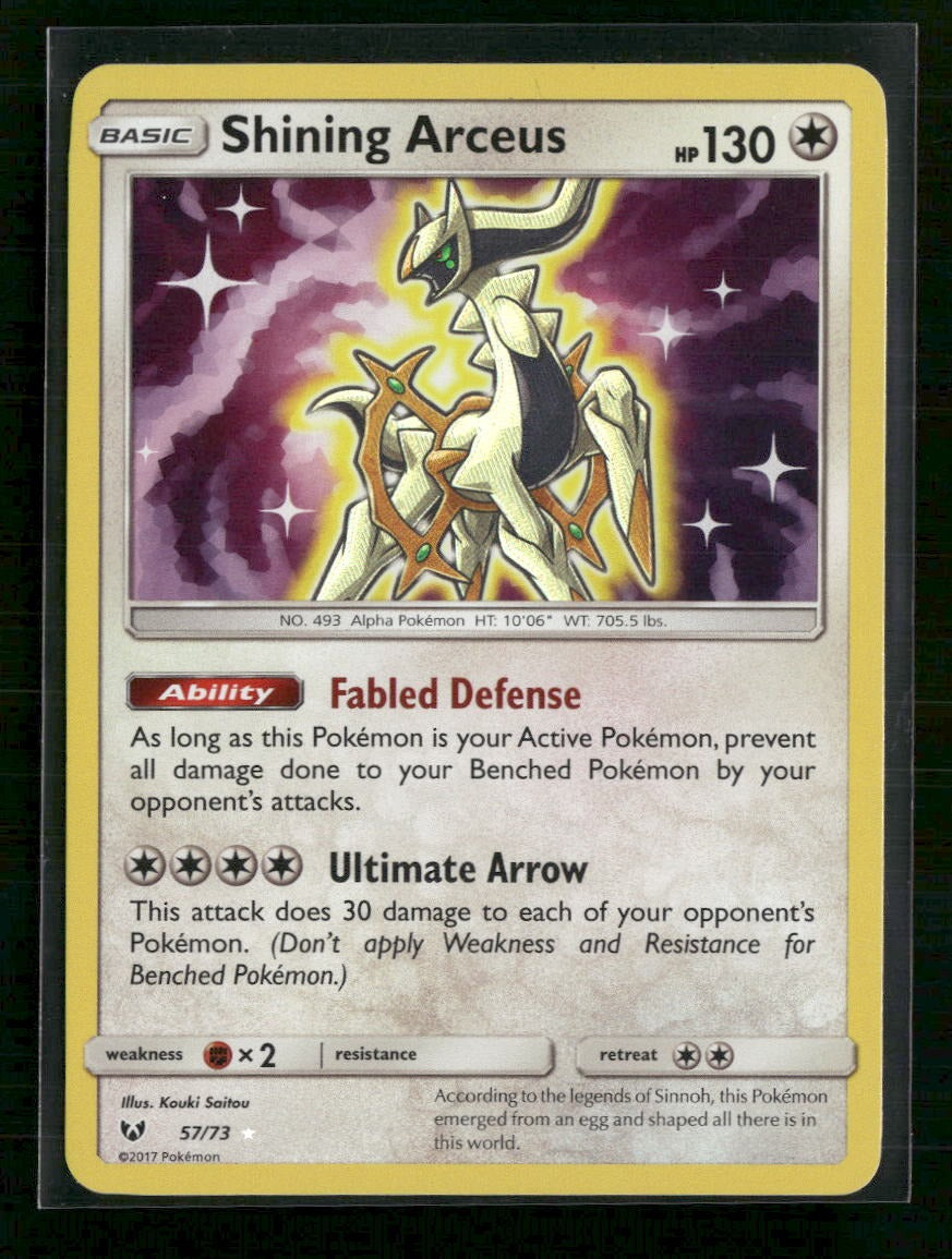 Shining Legends Shining Arceus #57/73