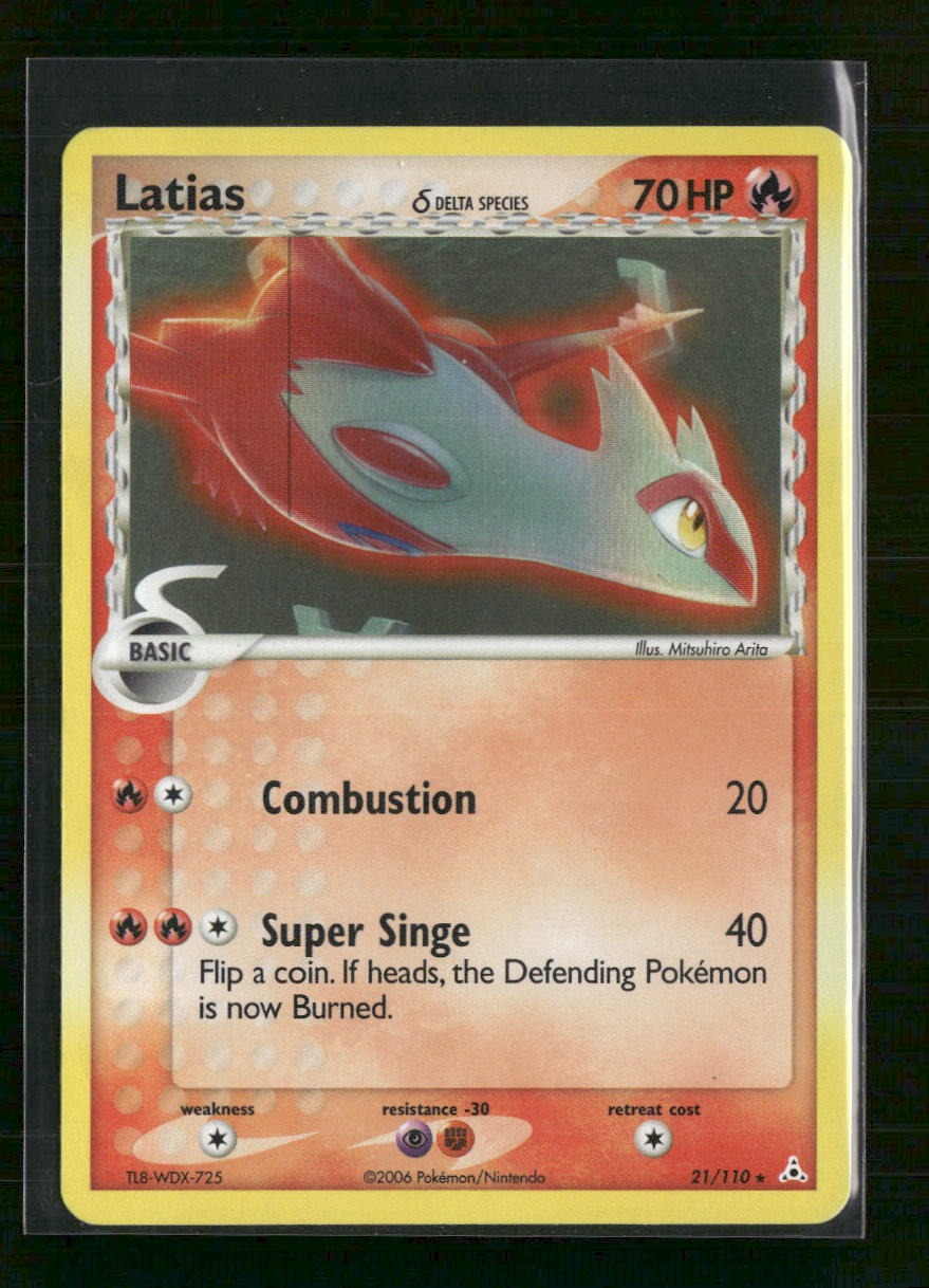EX Holon Phantoms Latias (Delta Species) (Print Line) #21/110