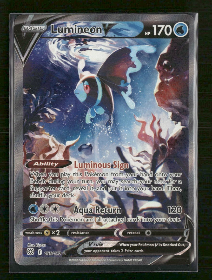 SWSH09: Brilliant Stars Lumineon V (Alternate Full Art) #156/172