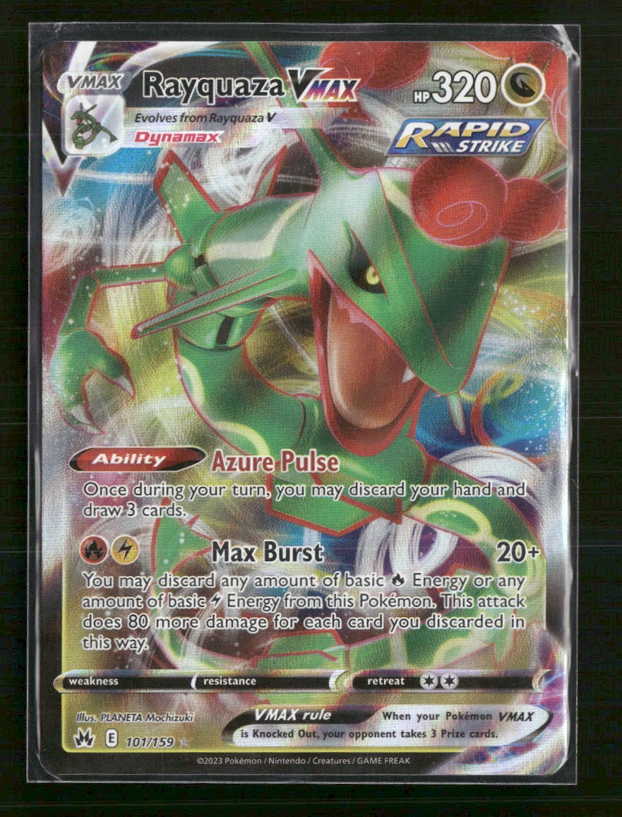 SWSH: Crown Zenith Rayquaza VMAX (101) #101/159