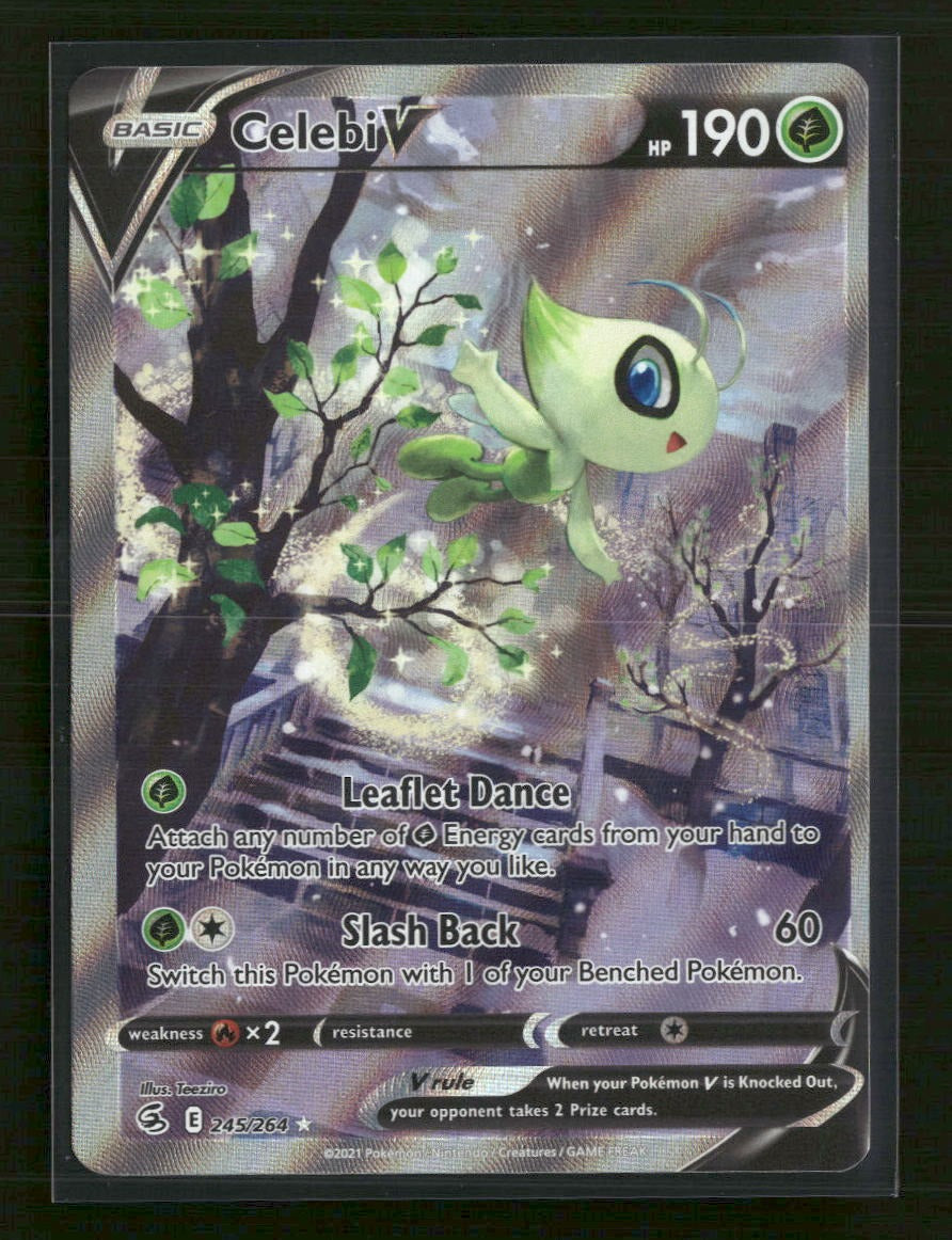 SWSH08: Fusion Strike Celebi V (Alternate Full Art) #245/264