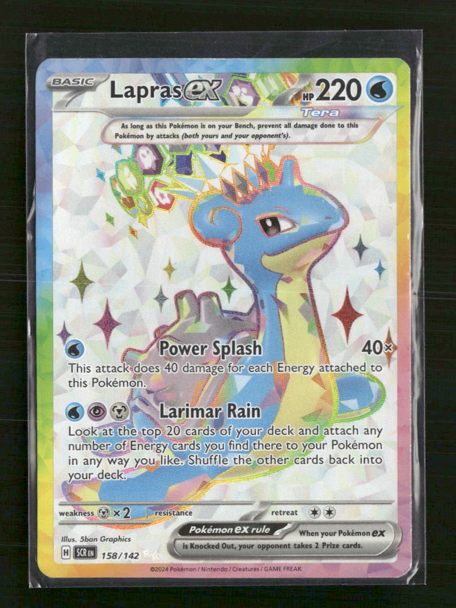 SV07: Stellar Crown Lapras ex #158/142