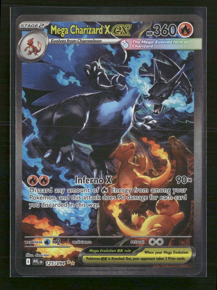 ME02: Phantasmal Flames Mega Charizard X ex #125/094