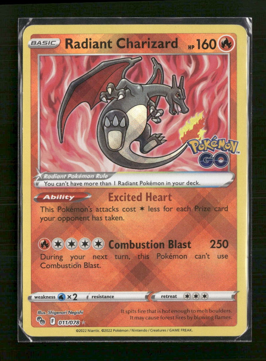 Pokemon GO Radiant Charizard #011/078