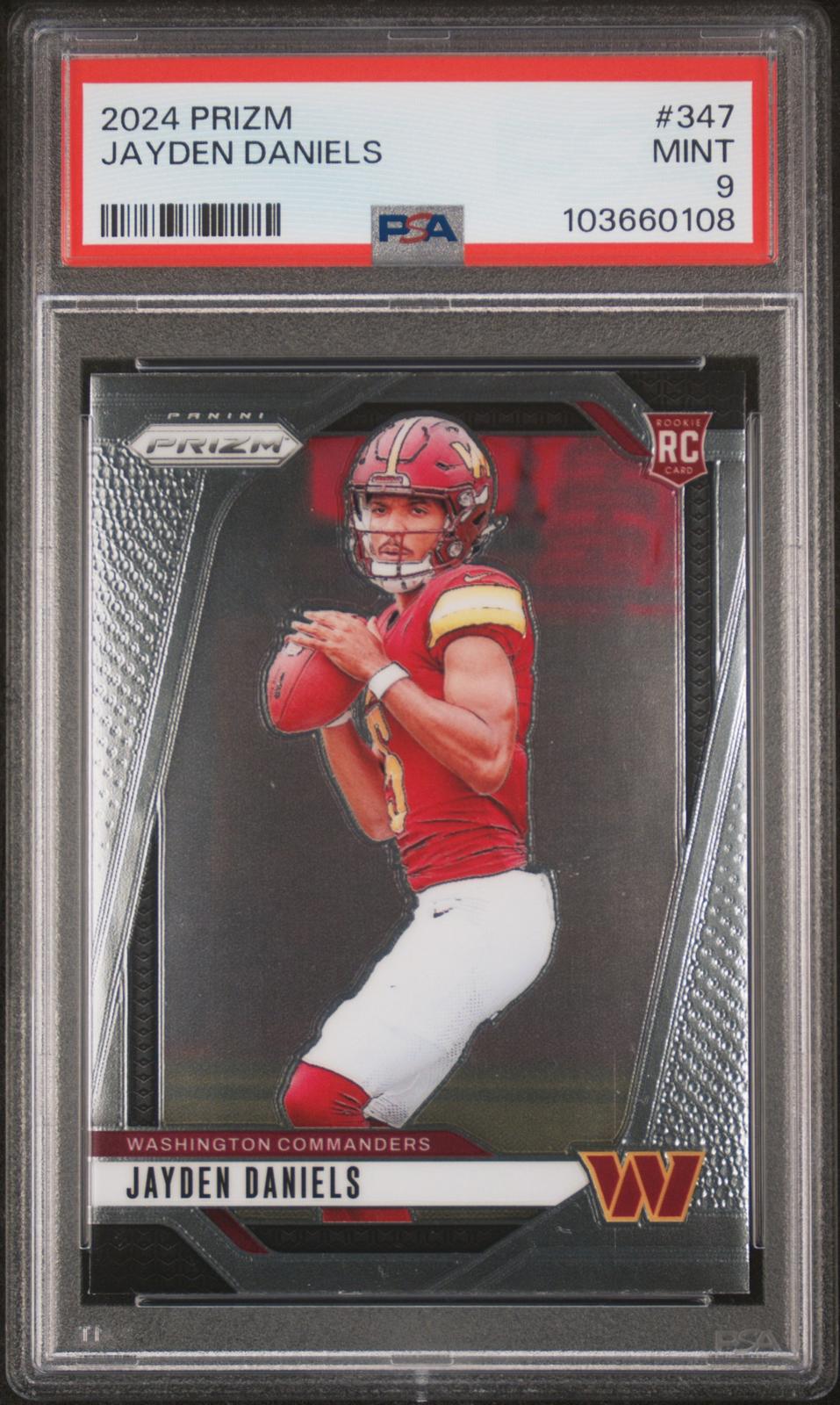2024 Panini Prizm Jayden Daniels 9 PSA #347