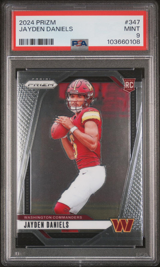 2024 Panini Prizm Jayden Daniels 9 PSA #347