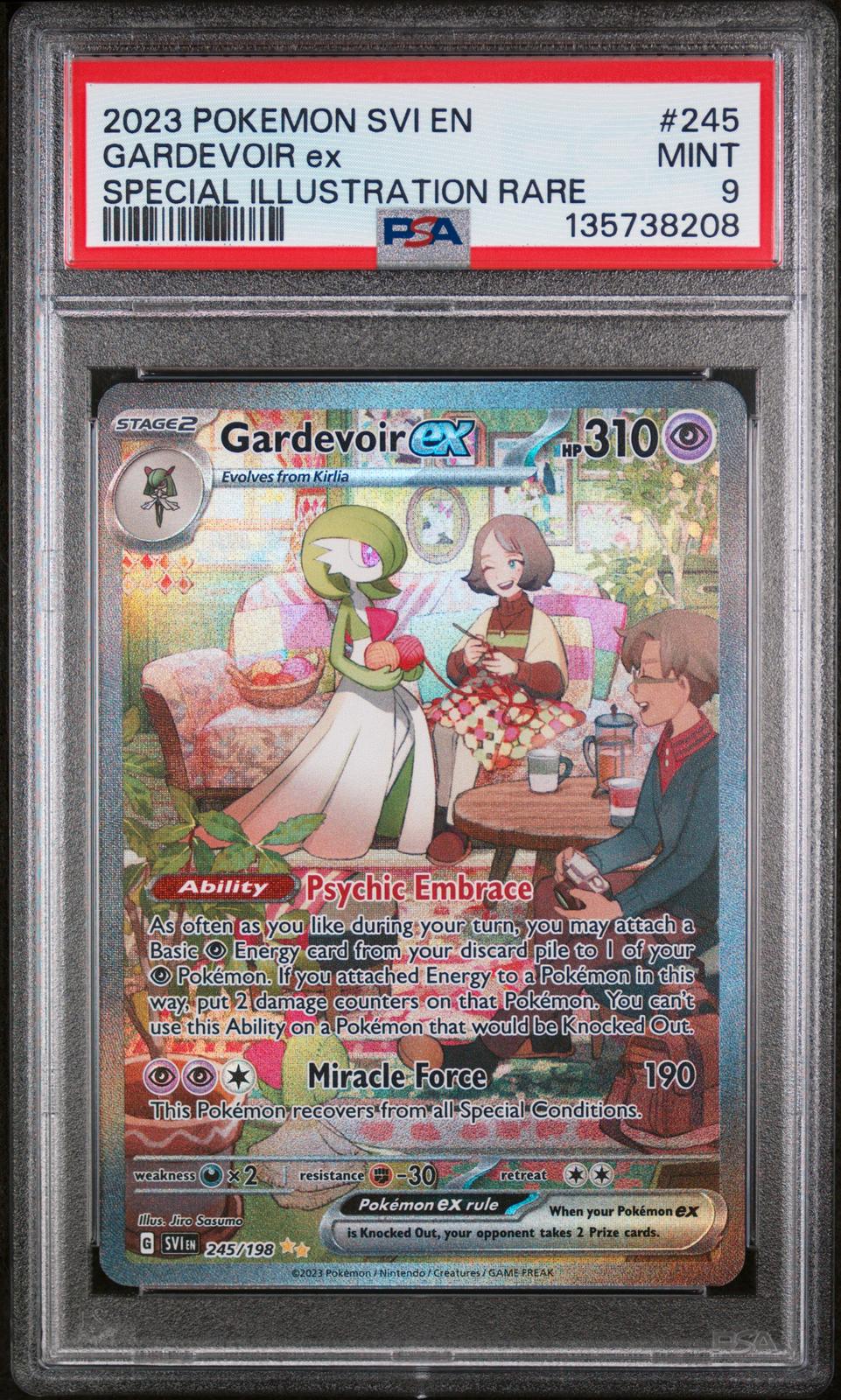 2023 Pokemon Scarlet & Violet Special Illustration Rare Gardevoir Ex 9 PSA #245