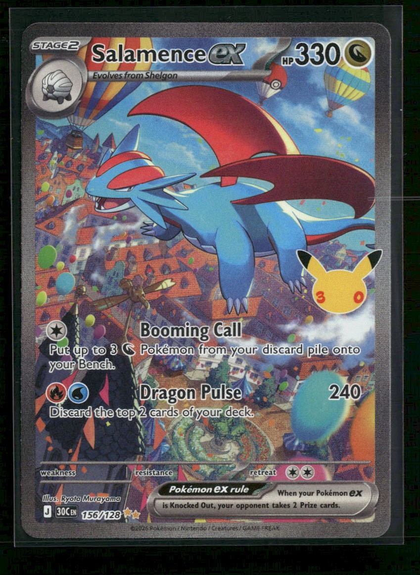 ME: 30th Celebration Salamence ex #156/128