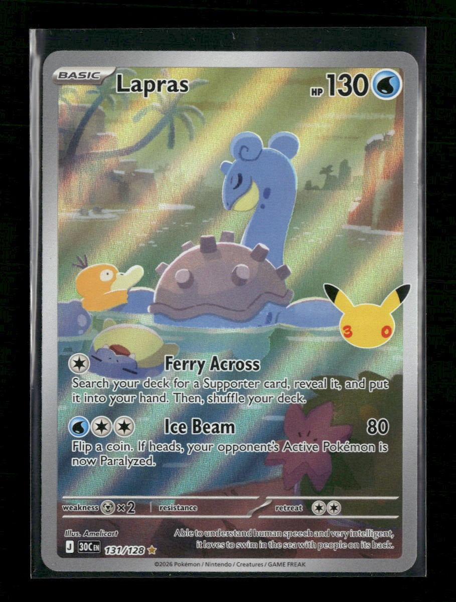 ME: 30th Celebration Lapras #131/128