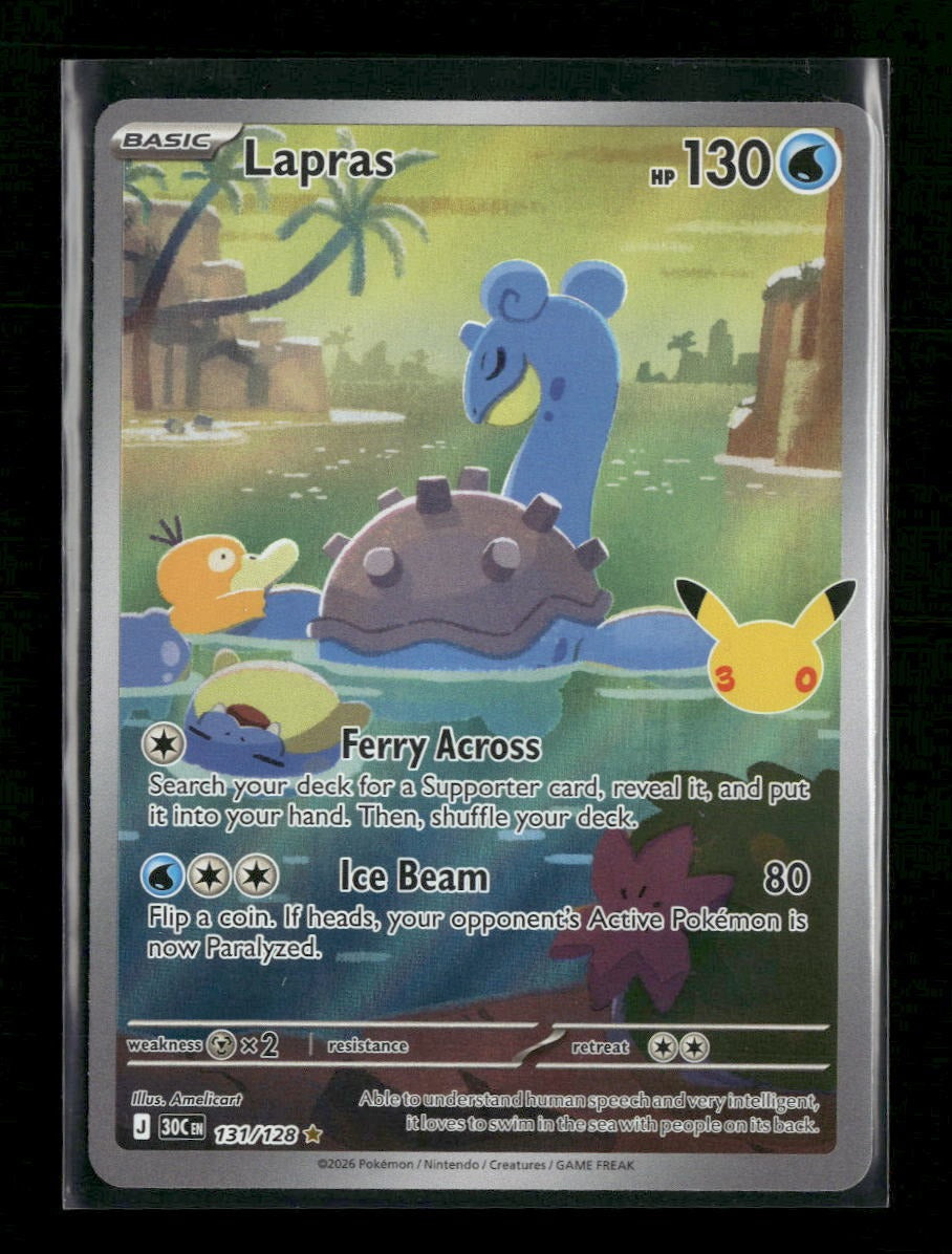 ME: 30th Celebration Lapras #131/128