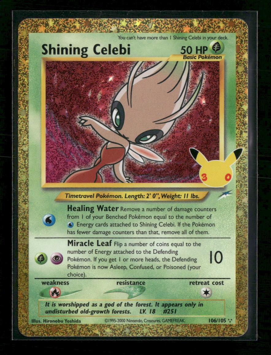 ME: 30th Celebration Classic Collection Shining Celebi #106/105