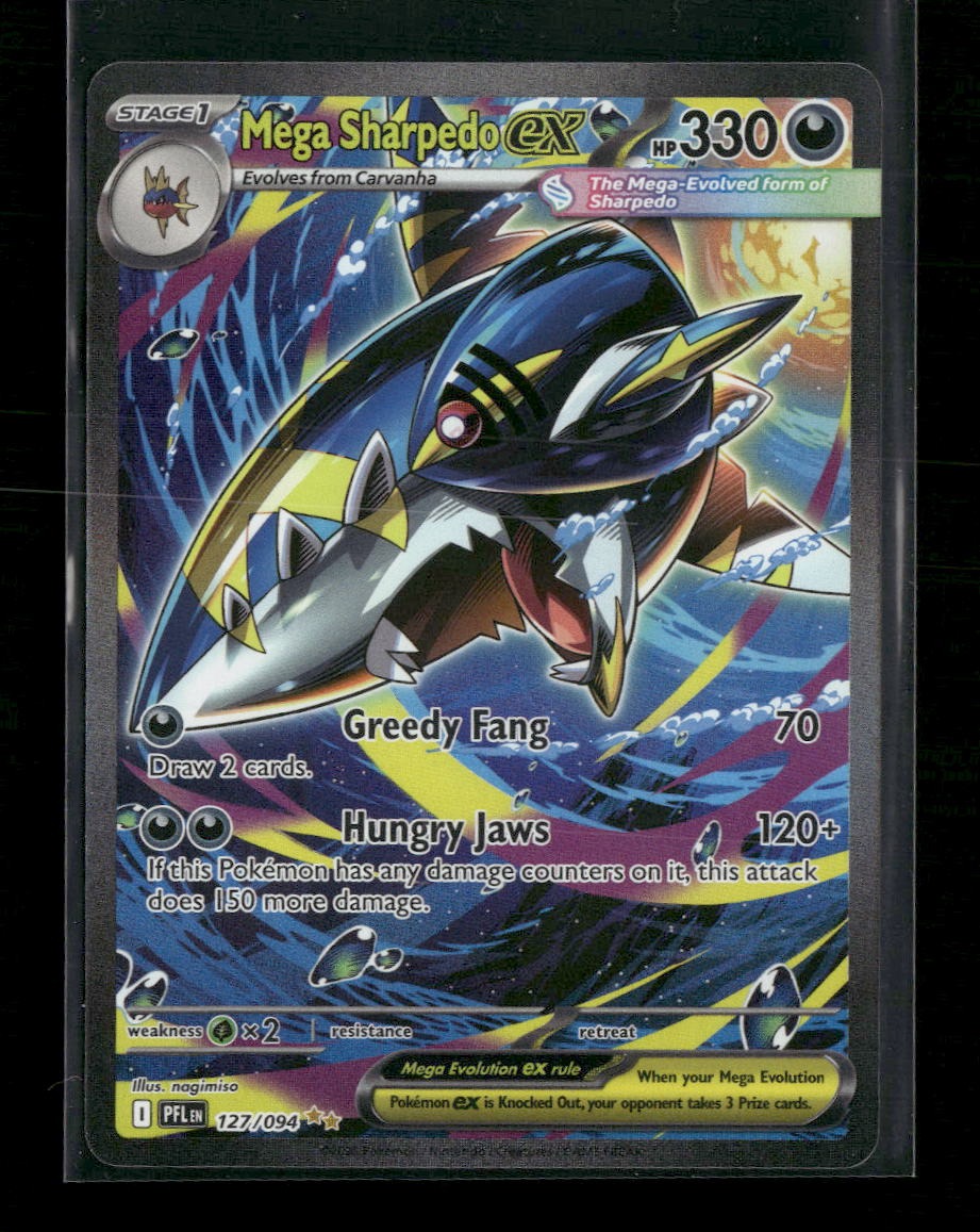 ME02: Phantasmal Flames Mega Sharpedo ex #127/094