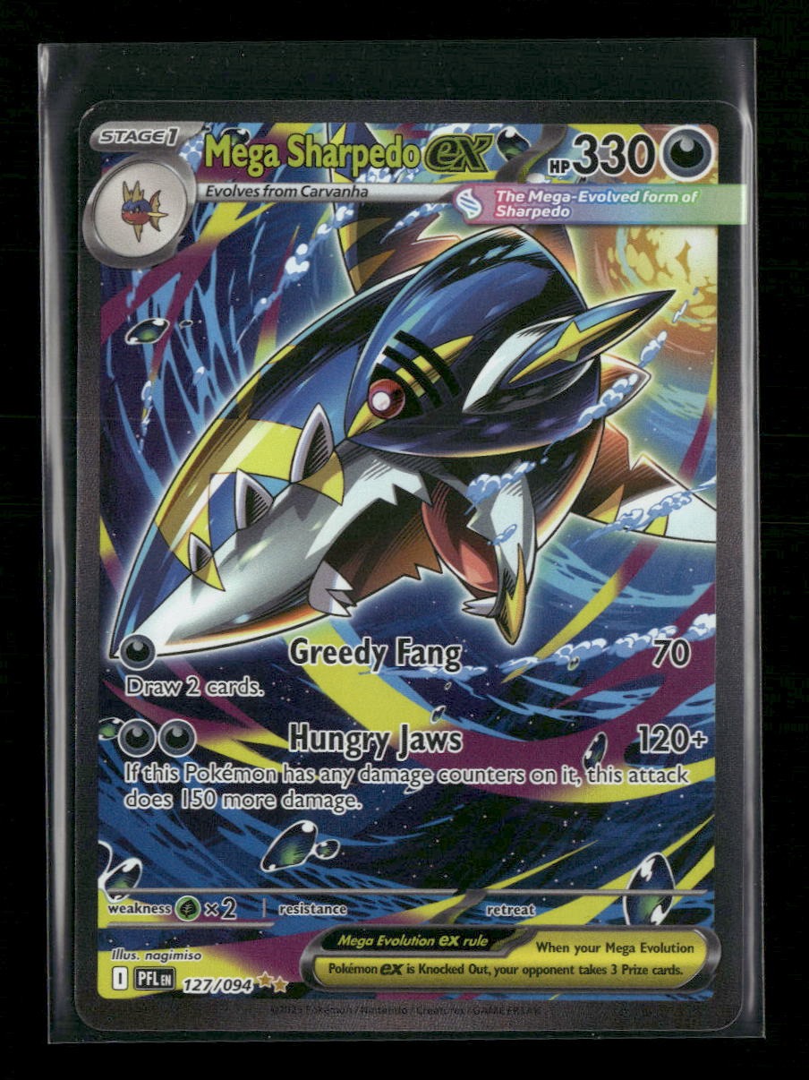 ME02: Phantasmal Flames Mega Sharpedo ex #127/094