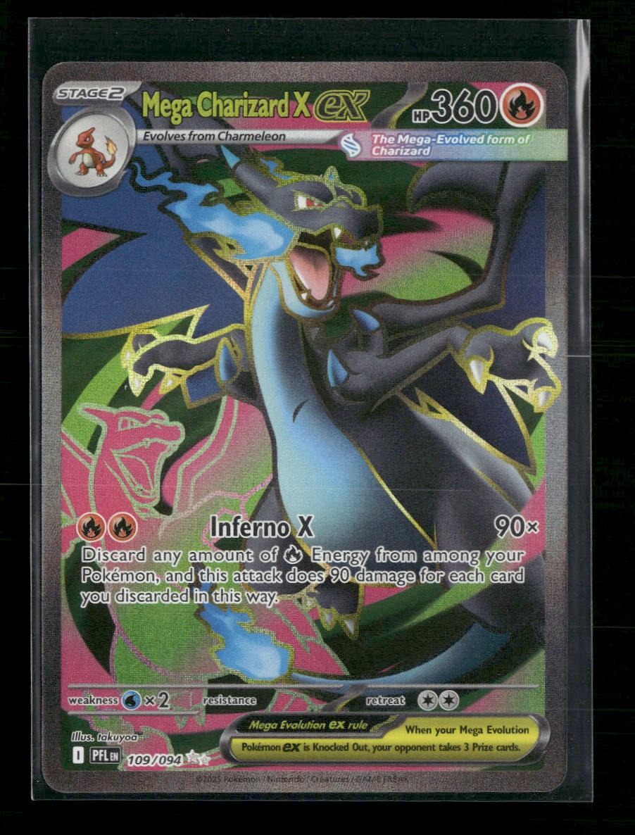 ME02: Phantasmal Flames Mega Charizard X ex #109/094