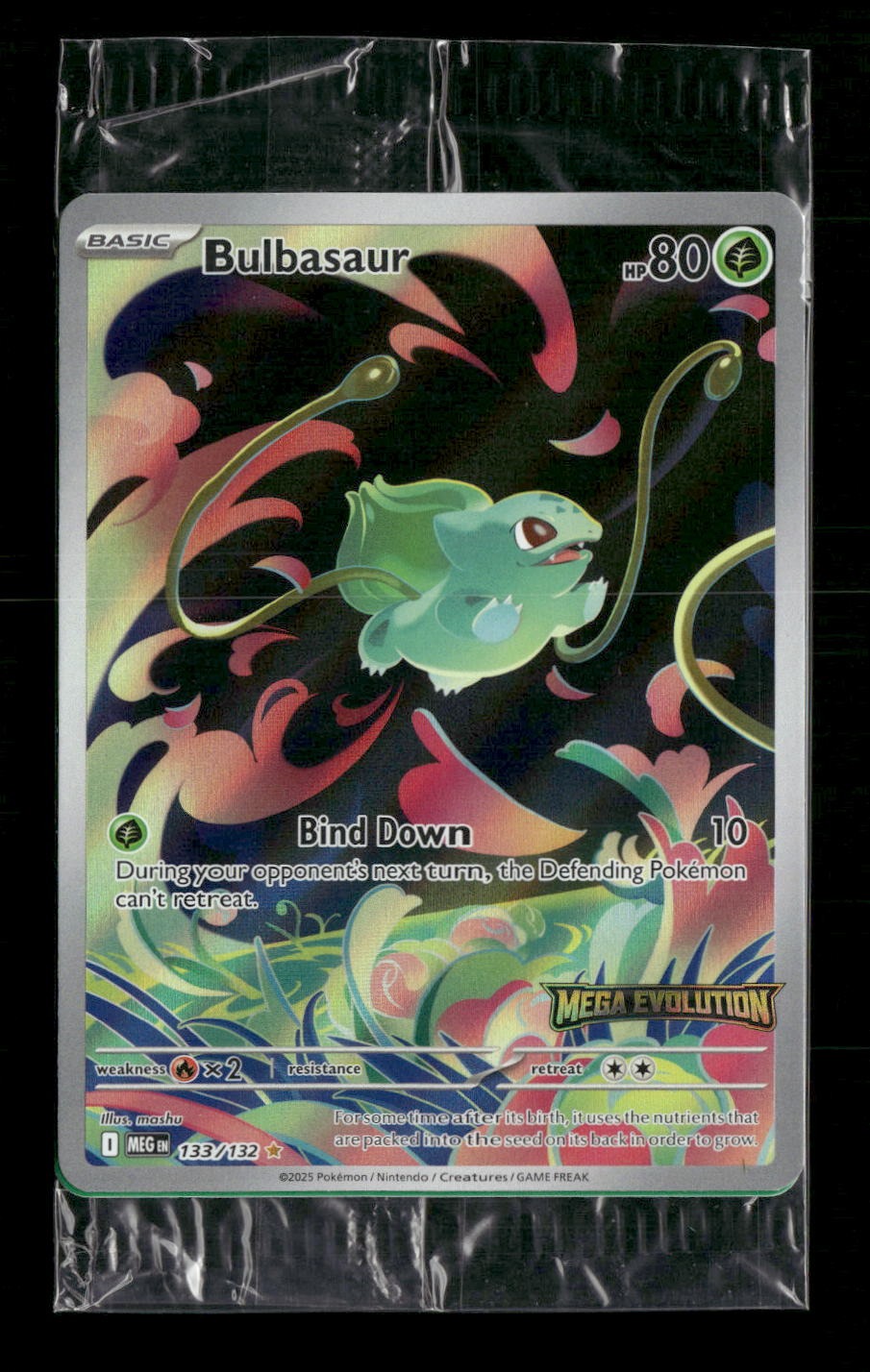Miscellaneous Cards & Products Bulbasaur (Mega Evolution Stamp) #133/132