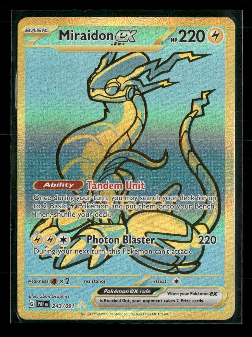 SV: Paldean Fates Miraidon ex #243/091