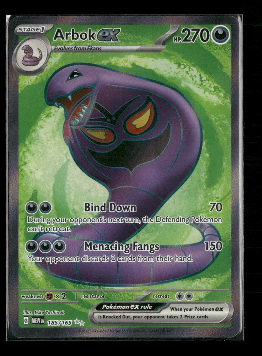 SV: Scarlet & Violet 151 Arbok ex #185/165