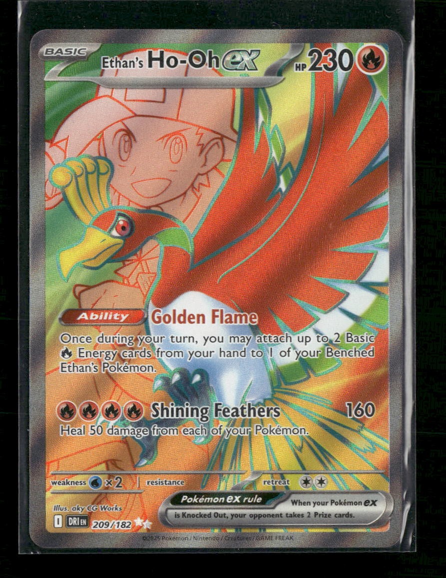 SV10: Destined Rivals Ethan's Ho-Oh ex #209/182