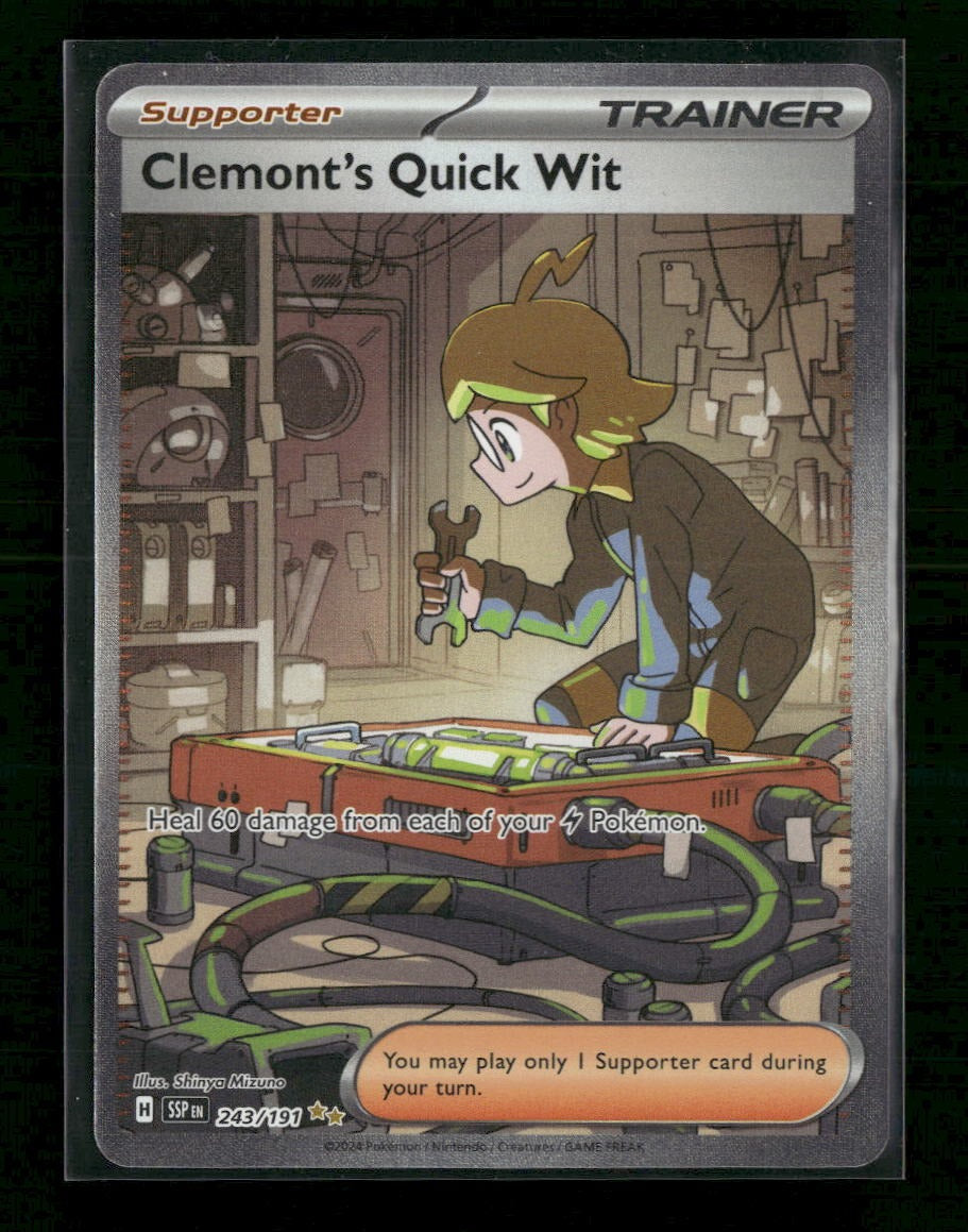 SV08: Surging Sparks Clemont's Quick Wit #243/191