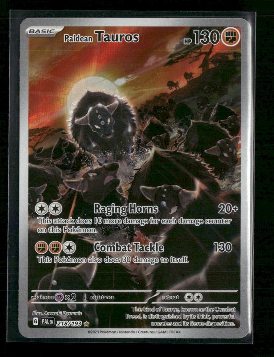 SV02: Paldea Evolved Paldean Tauros #218/193