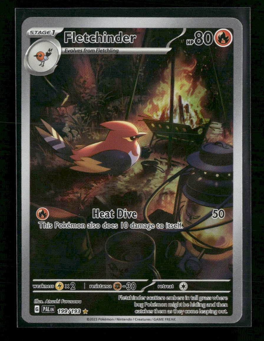 SV02: Paldea Evolved Fletchinder #199/193