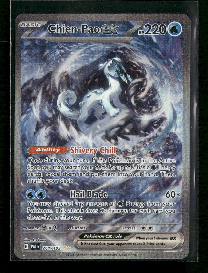 SV02: Paldea Evolved Chien-Pao ex #261/193
