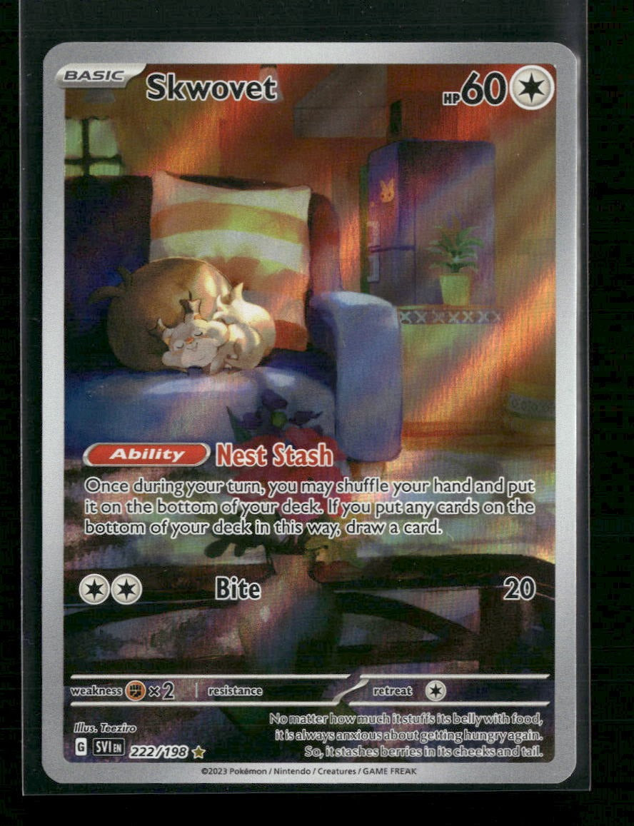 SV01: Scarlet & Violet Base Set Skwovet #222/198