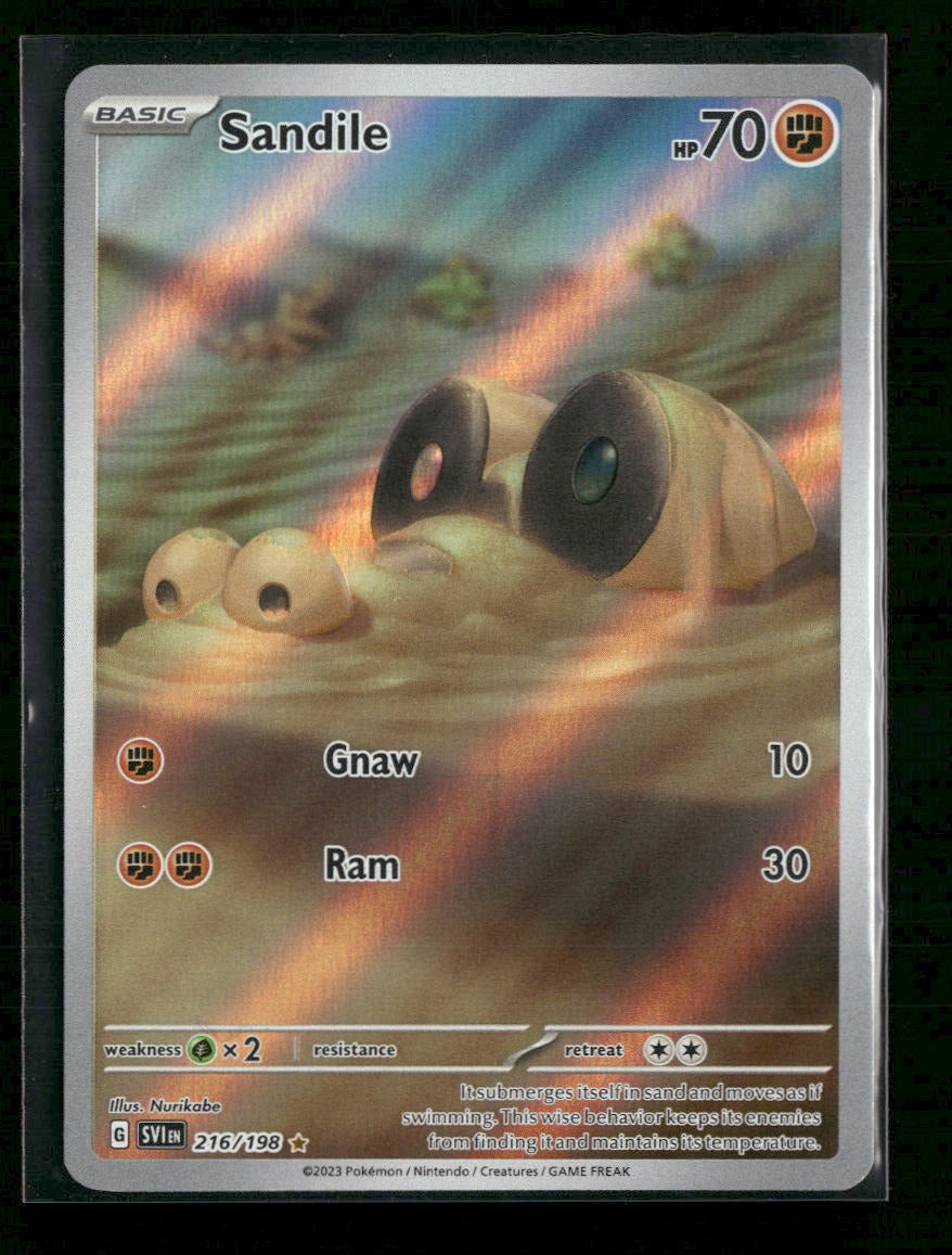 SV01: Scarlet & Violet Base Set Sandile #216/198