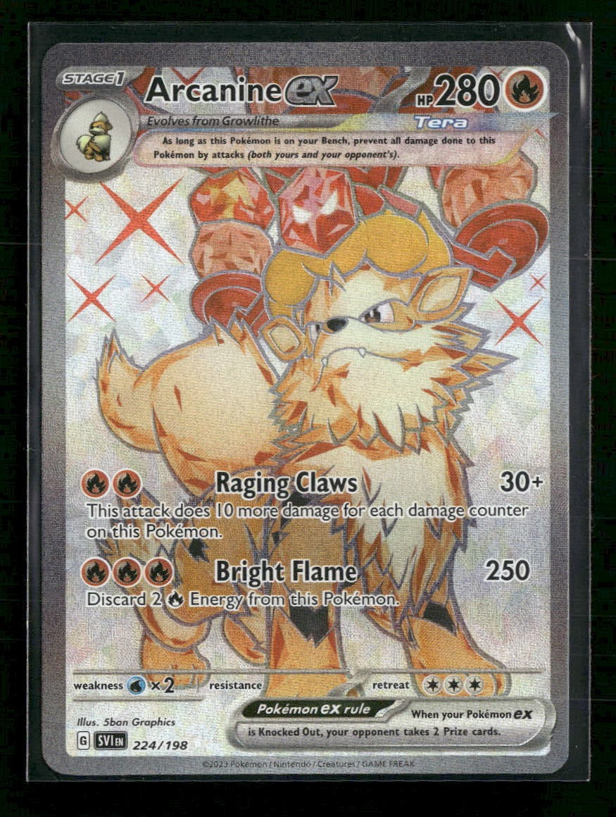 SV01: Scarlet & Violet Base Set Arcanine ex #224/198