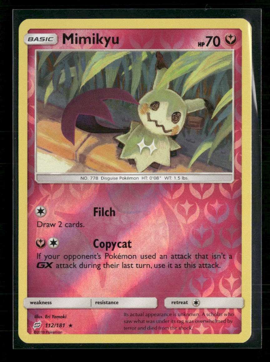SM - Team Up Mimikyu Reverse Holo #112/181