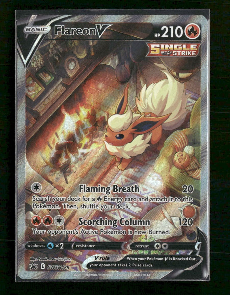 SWSH: Sword & Shield Promo Cards Flareon V #SWSH179