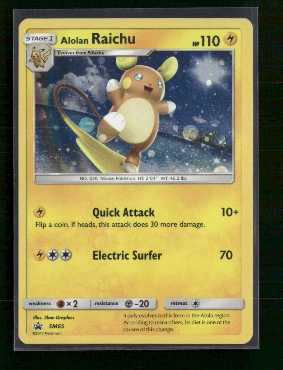 SM Promos Alolan Raichu #SM65