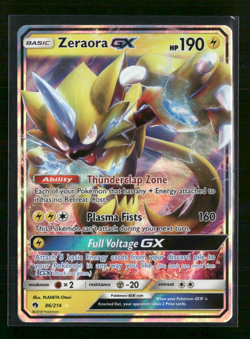 SM - Lost Thunder Zeraora GX #86/214