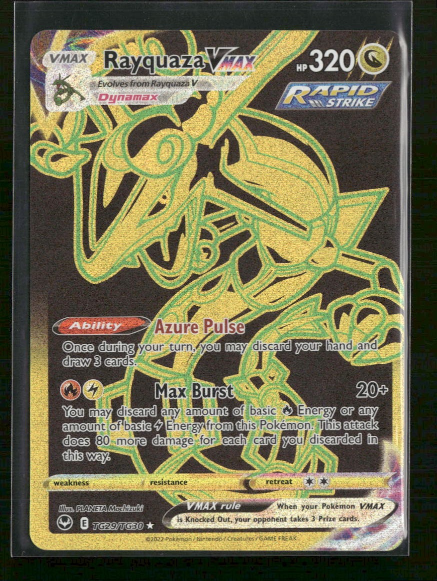 SWSH12: Silver Tempest Trainer Gallery Rayquaza VMAX (Secret) #TG29/TG30