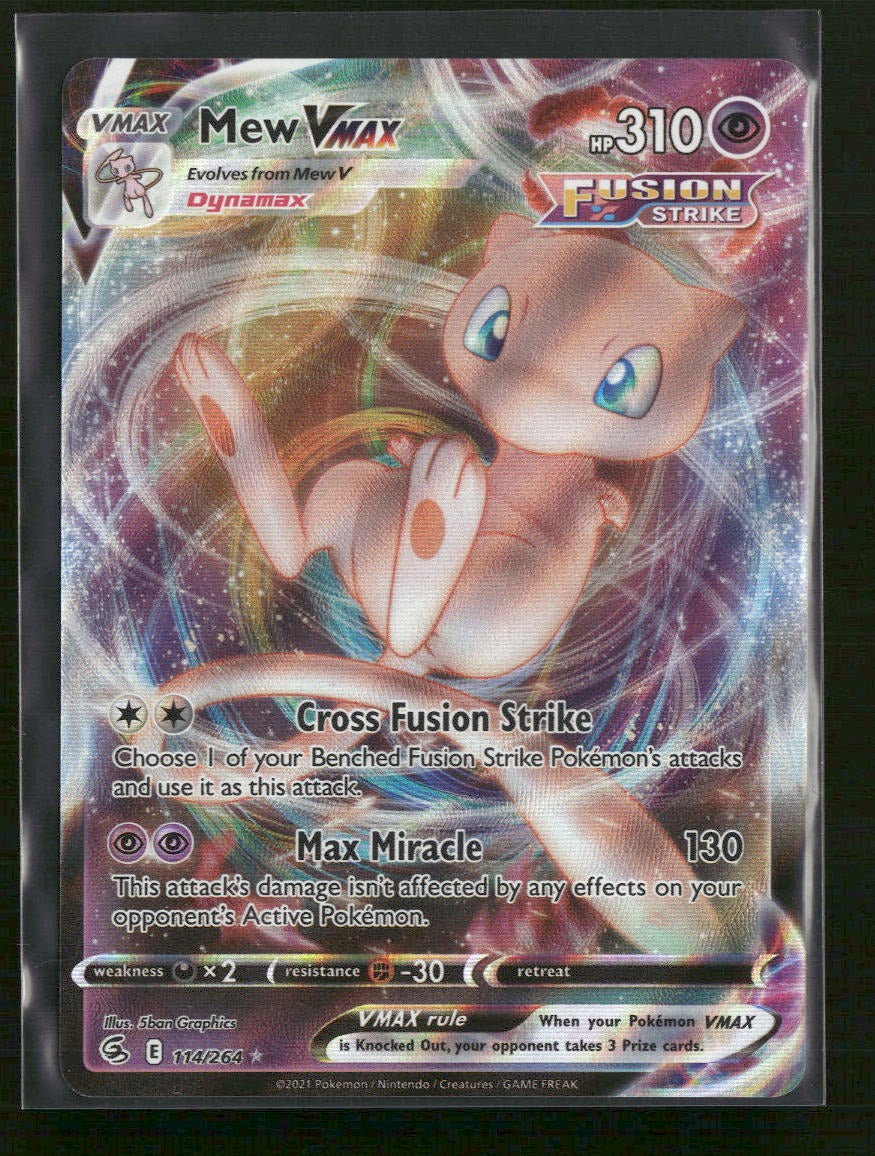 SWSH08: Fusion Strike Mew VMAX #114/264