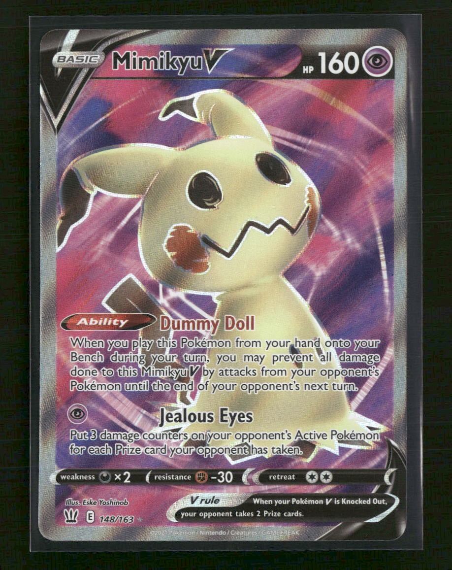 SWSH05: Battle Styles Mimikyu V (Full Art) #148/163
