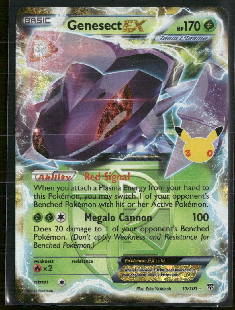 ME: 30th Celebration Classic Collection Genesect EX (Team Plasma) #11/101