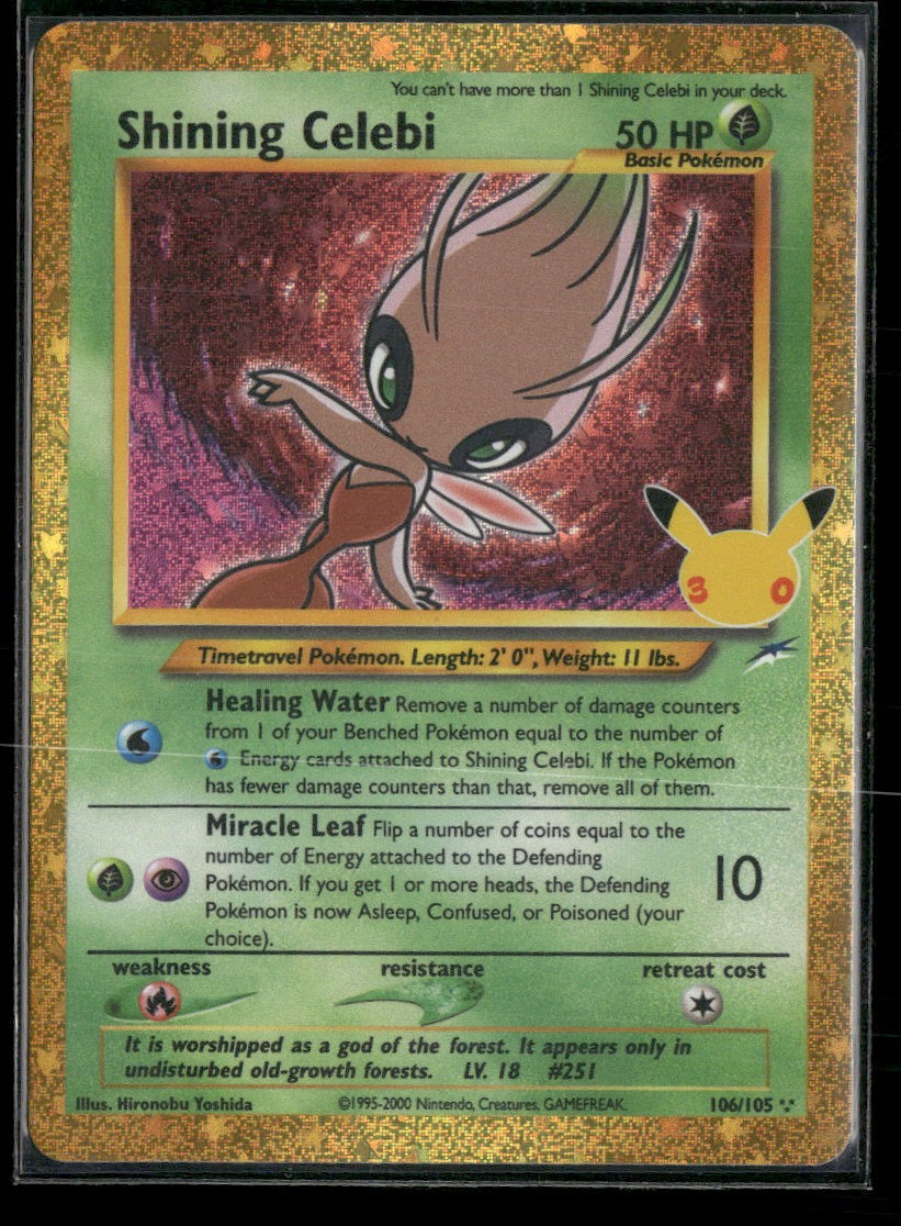 ME: 30th Celebration Classic Collection Shining Celebi #106/105