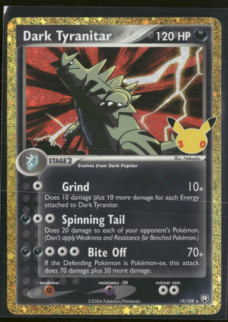 ME: 30th Celebration Classic Collection Dark Tyranitar #19/109