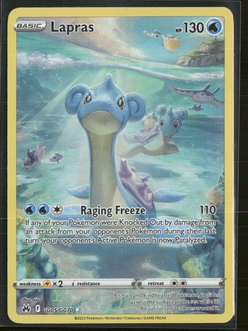 SWSH: Crown Zenith: Galarian Gallery Lapras #GG05/GG70