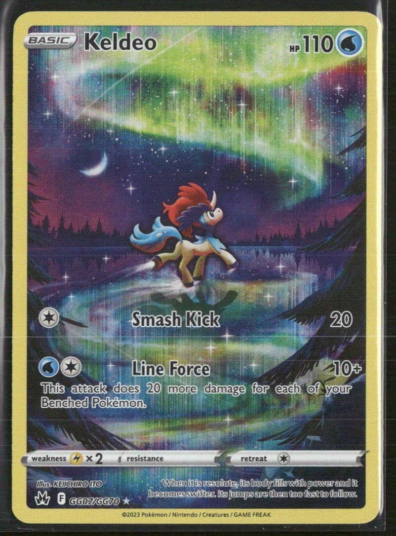 SWSH: Crown Zenith: Galarian Gallery Keldeo #GG07/GG70
