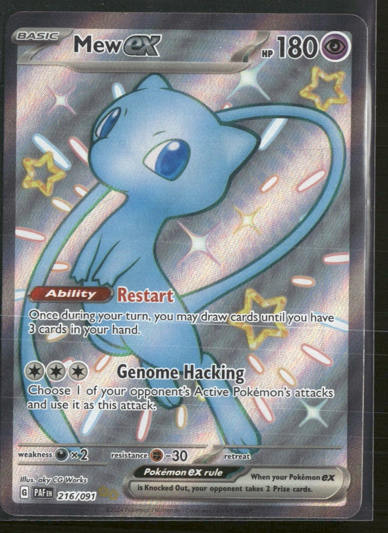 SV: Paldean Fates Mew ex #216/091