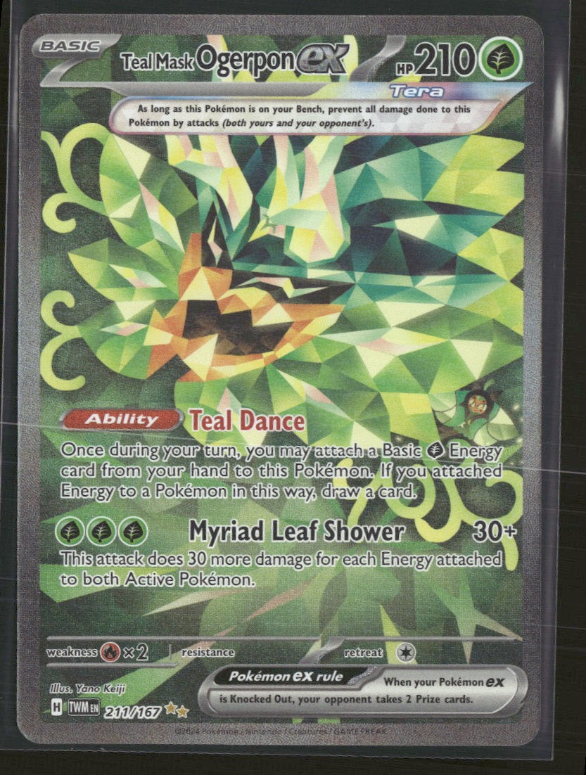 SV06: Twilight Masquerade Teal Mask Ogerpon ex #211/167