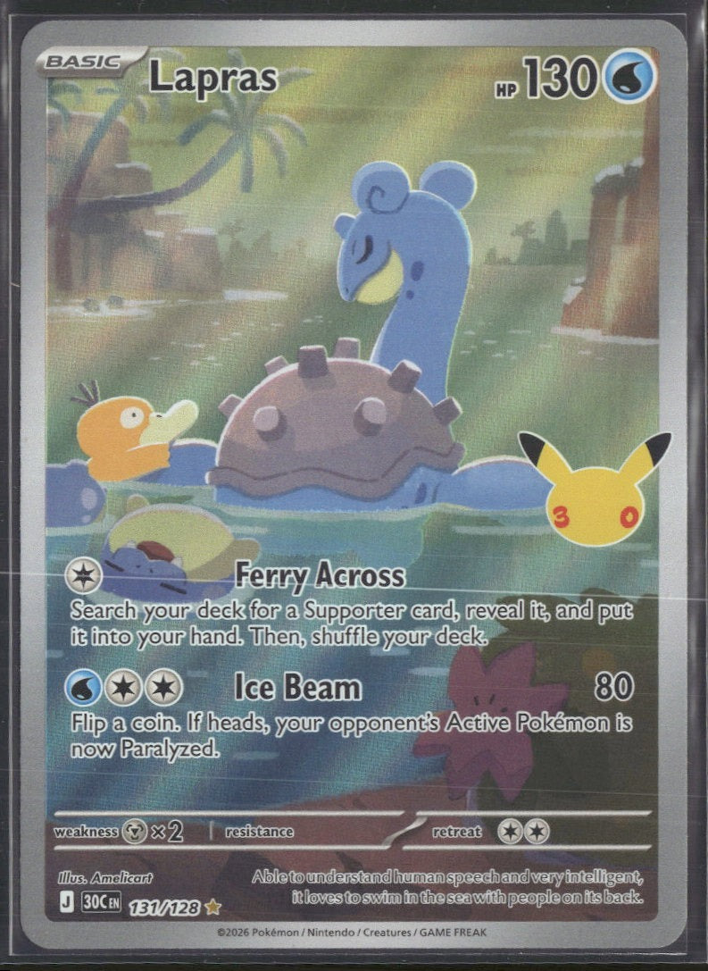 ME: 30th Celebration Lapras #131/128