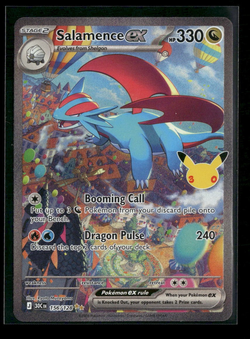 ME: 30th Celebration Salamence ex #156/128