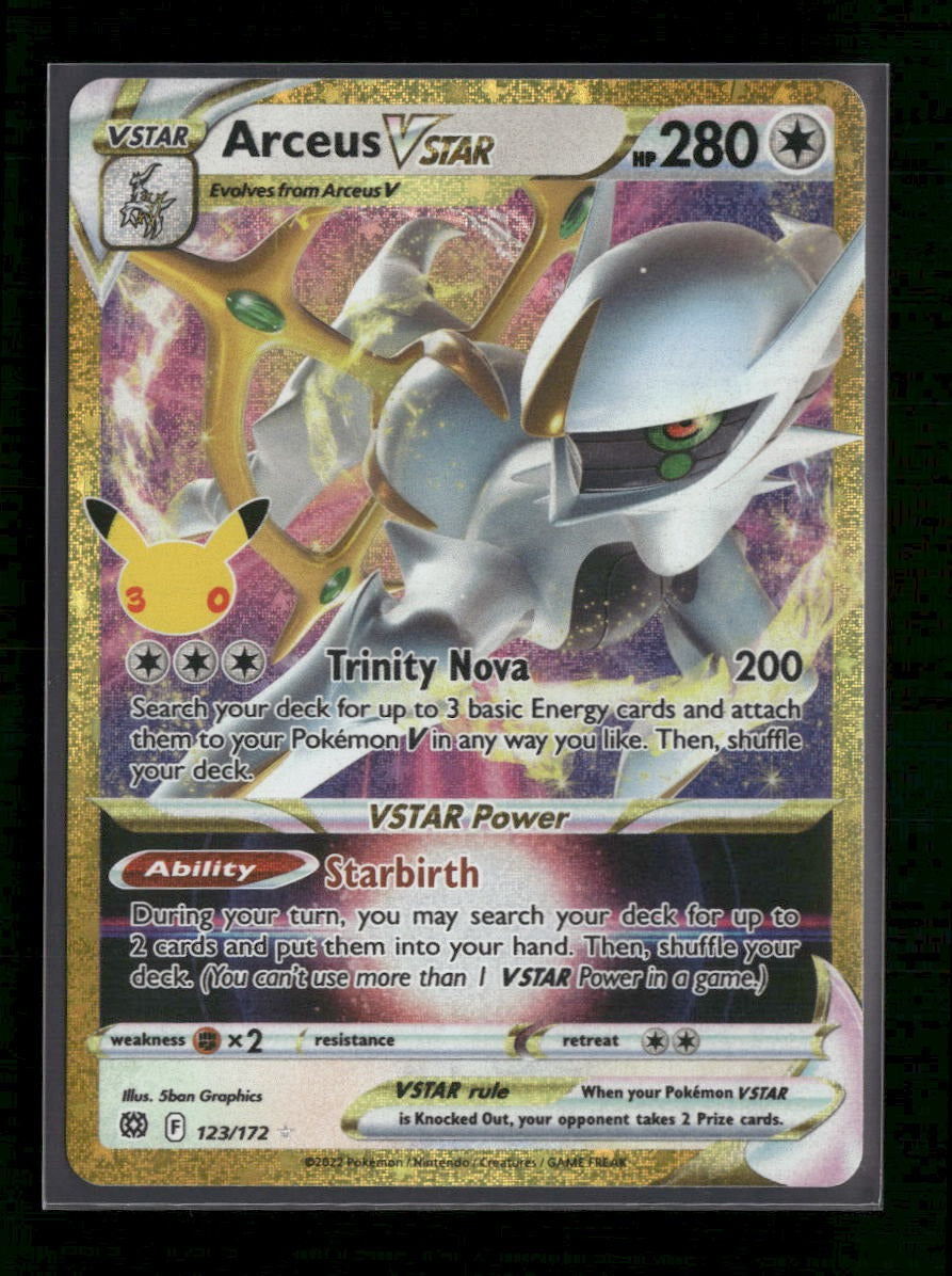 ME: 30th Celebration Classic Collection Arceus VSTAR #123/172