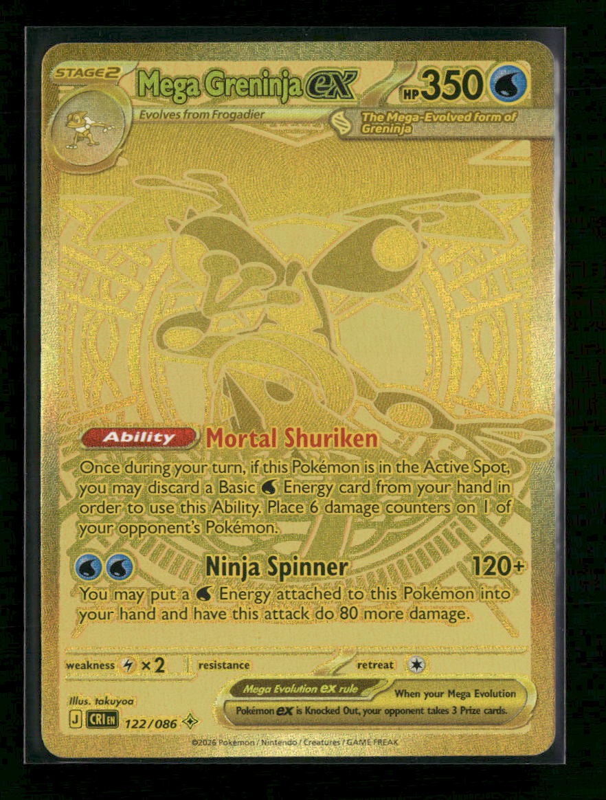 ME04: Chaos Rising Mega Greninja ex #122/086