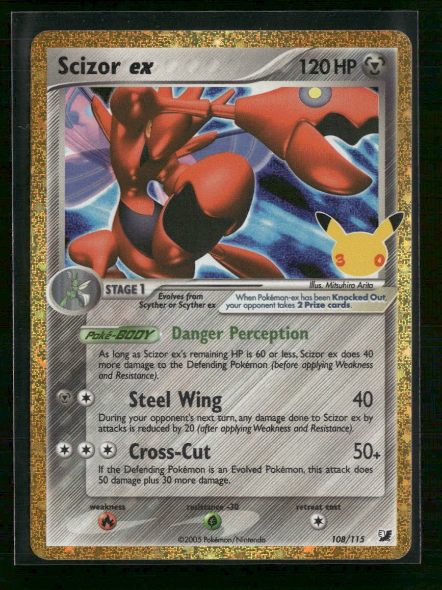 ME: 30th Celebration Classic Collection Scizor ex #108/115