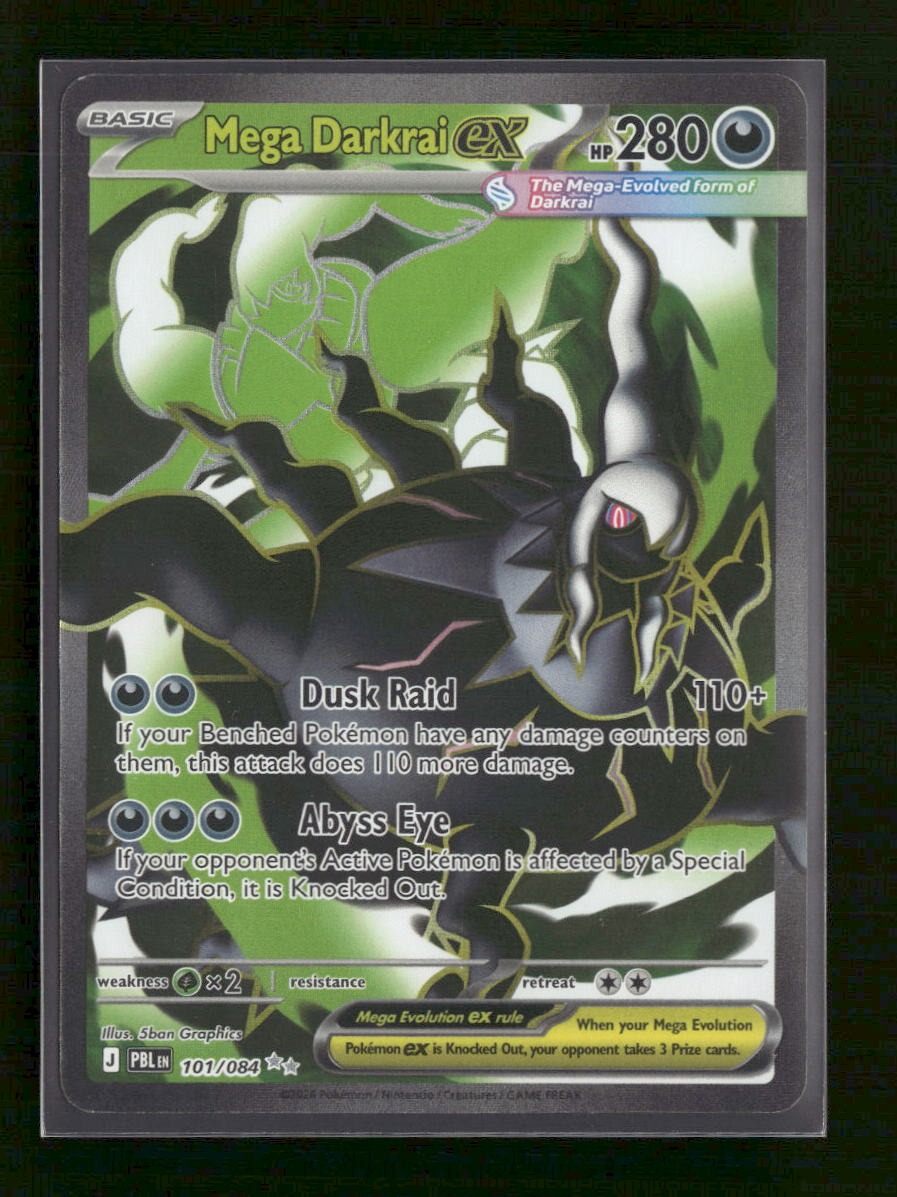 ME05: Pitch Black Mega Darkrai ex #101/084